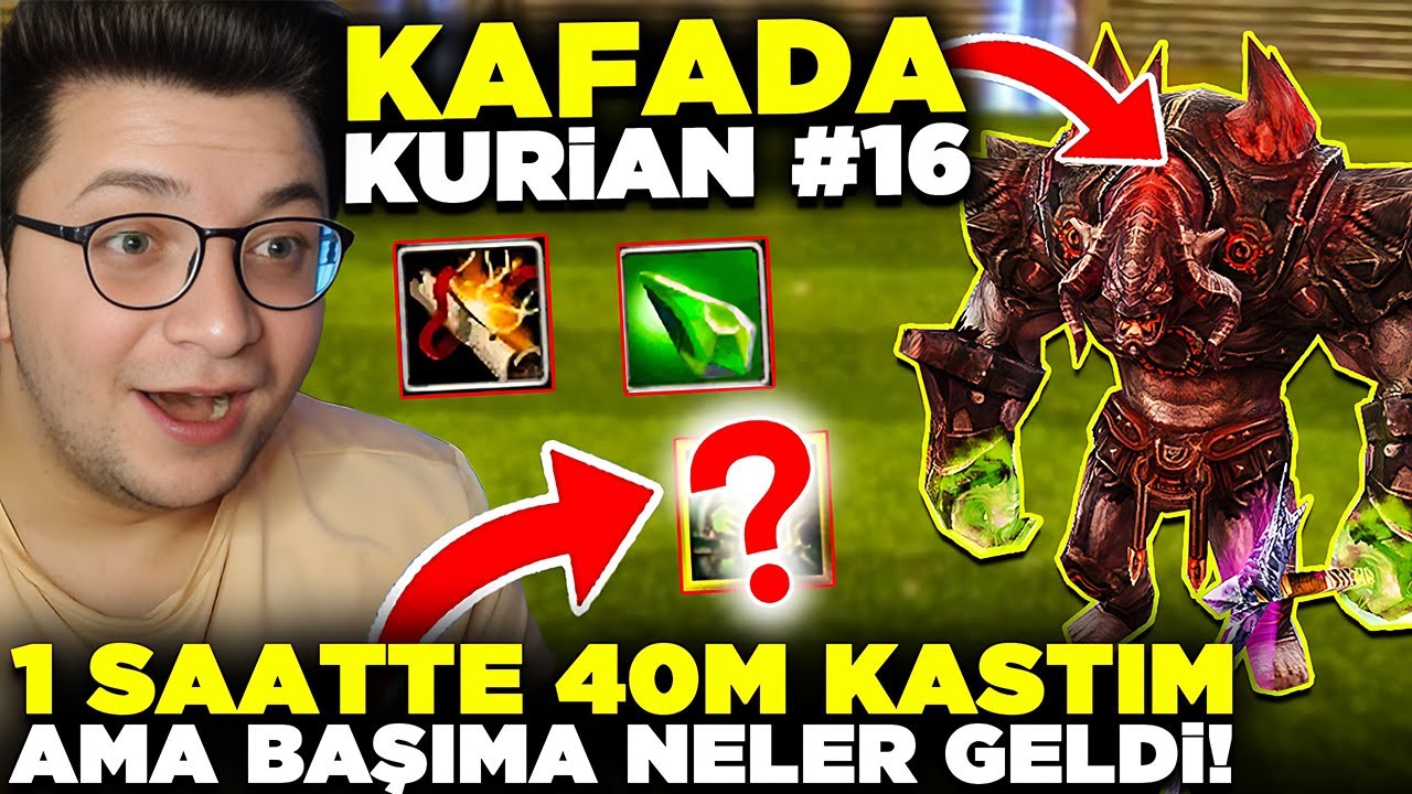 KAFADA KURİAN #16 | 1 SAATTE 40M KASTIM! AMA BAŞIMA NELER GELDİ! | Knight Online Sıfırdan Kurian