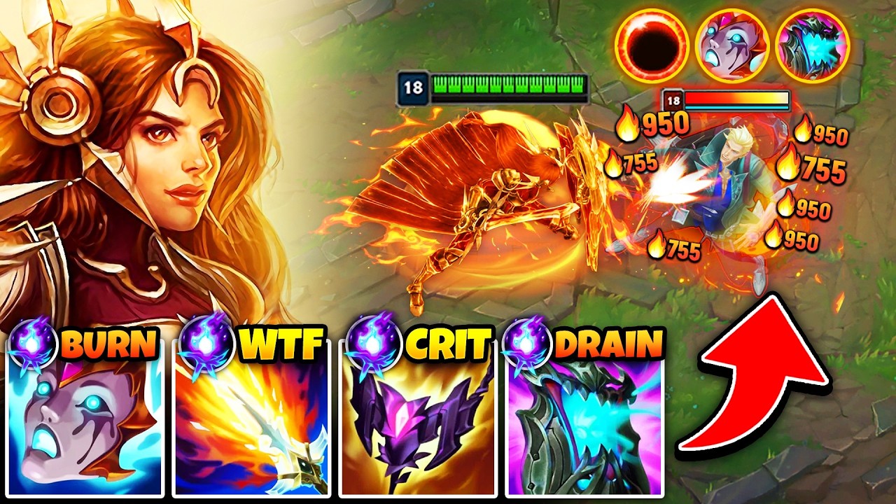 I invented an AP Leona build and it's actually busted... (PRESS W AND BURN EVERYTHING)