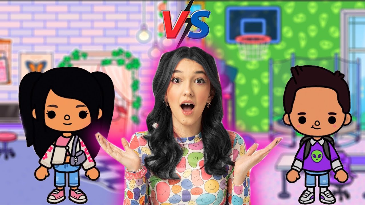 QUARTO DA LULUCA vs QUARTO LULUCAPAI (Toca Life World) | Família Luluca