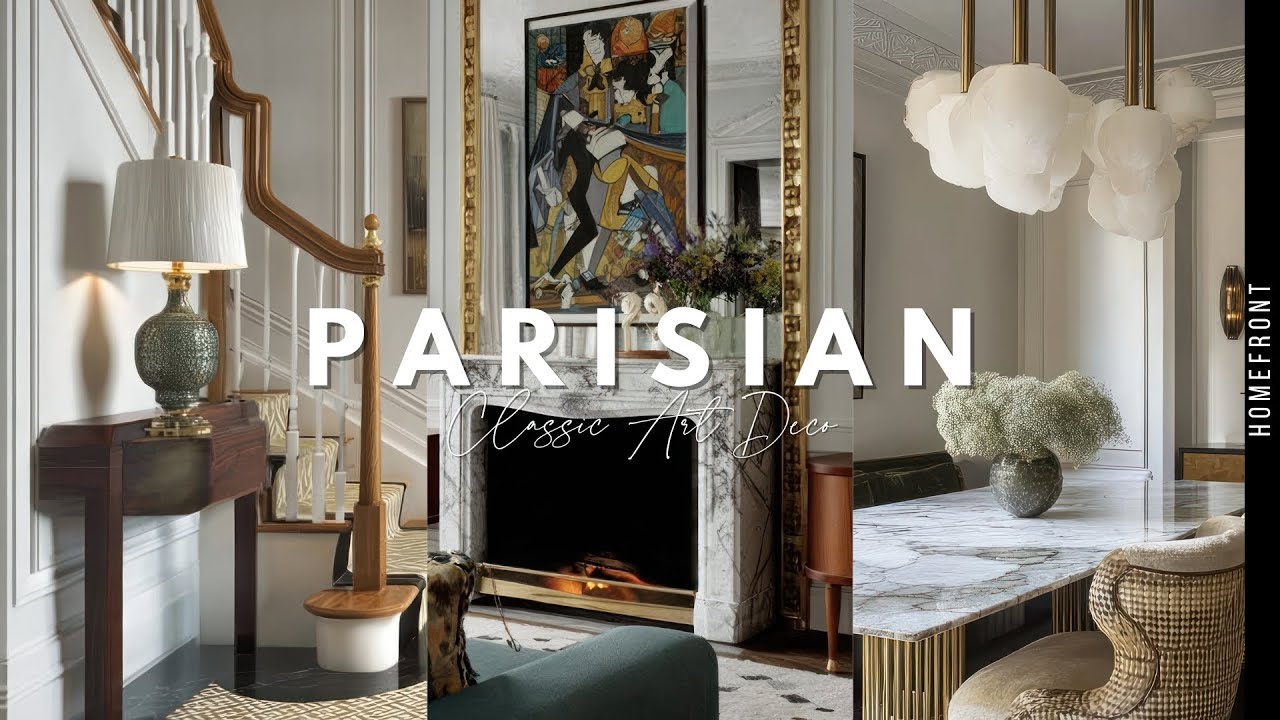 Inside a Luxury Parisian House | Timeless Art Deco Interiors & Quiet Elegance