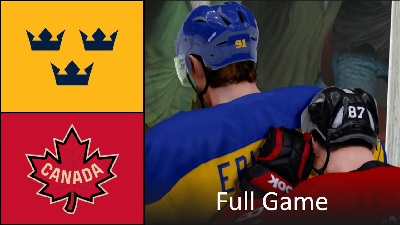 4 Nations - Sweden vs. Canada - Full Game - NHL 14