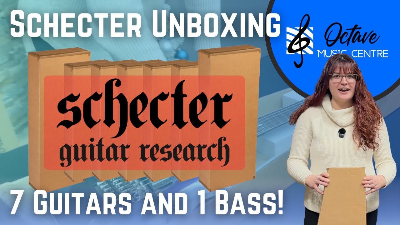 Распаковываем 8 НОВЫХ гитар Schecter!