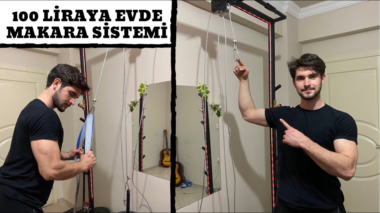 Evde Makara Sistemi Kurulumu Detaylı Anlatım // Artık Evde Yapamayacağınız Hareket Yok!! Home Gym