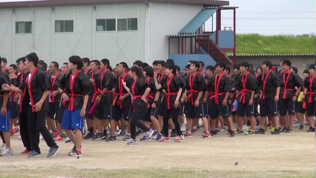 2016-6-7 岡崎城西高校体育祭 応援合戦 ~ワイルド組~
