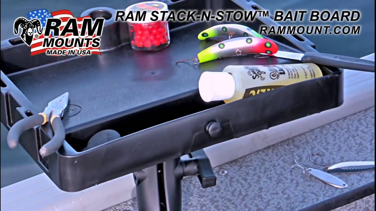 Fishing Gear   RAM Stack N Stow&trade; Bait Board   Boat & Kayak - iboats.com