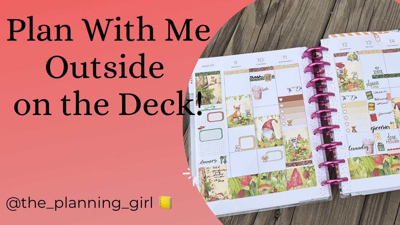 Classic Happy Planner| Planning Outdoors!!