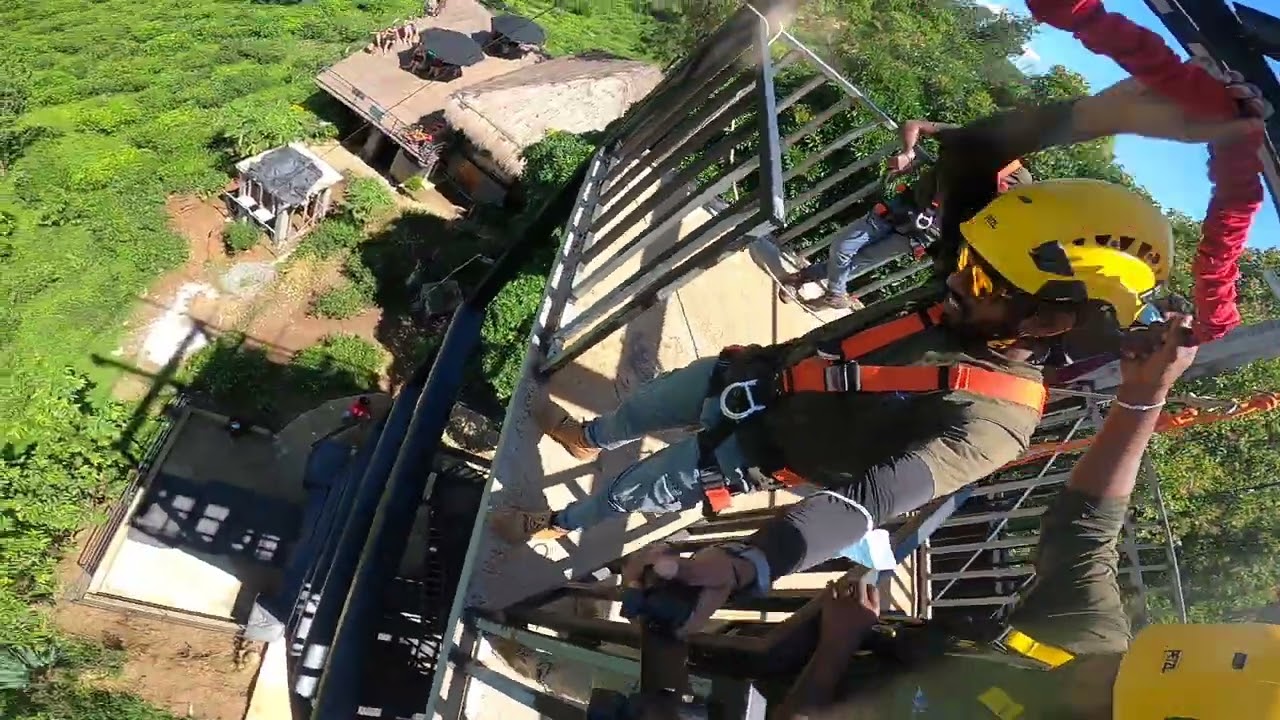 How to do confidence Jump Head Rush Quick flight Flying Ravana Adventures Srilanka