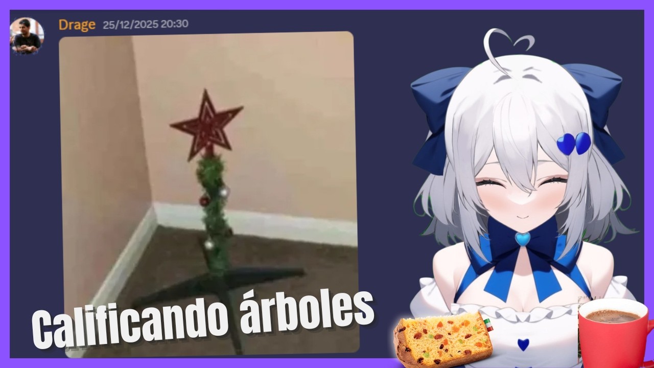 🟣 【VTUBER ES】Calificando sus Árboles de Navidad 🎄 Stream Navideño ₍⁽ˊᵕˋ⁾₎❆ 【MapiMeips】