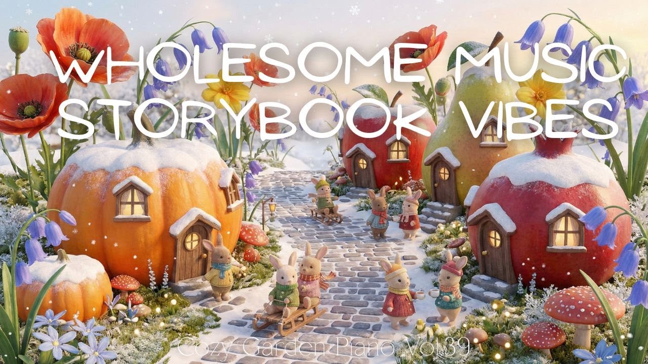 Wholesome Winter Village ❄️ | Calm Instrumental Music for Cozy Moments