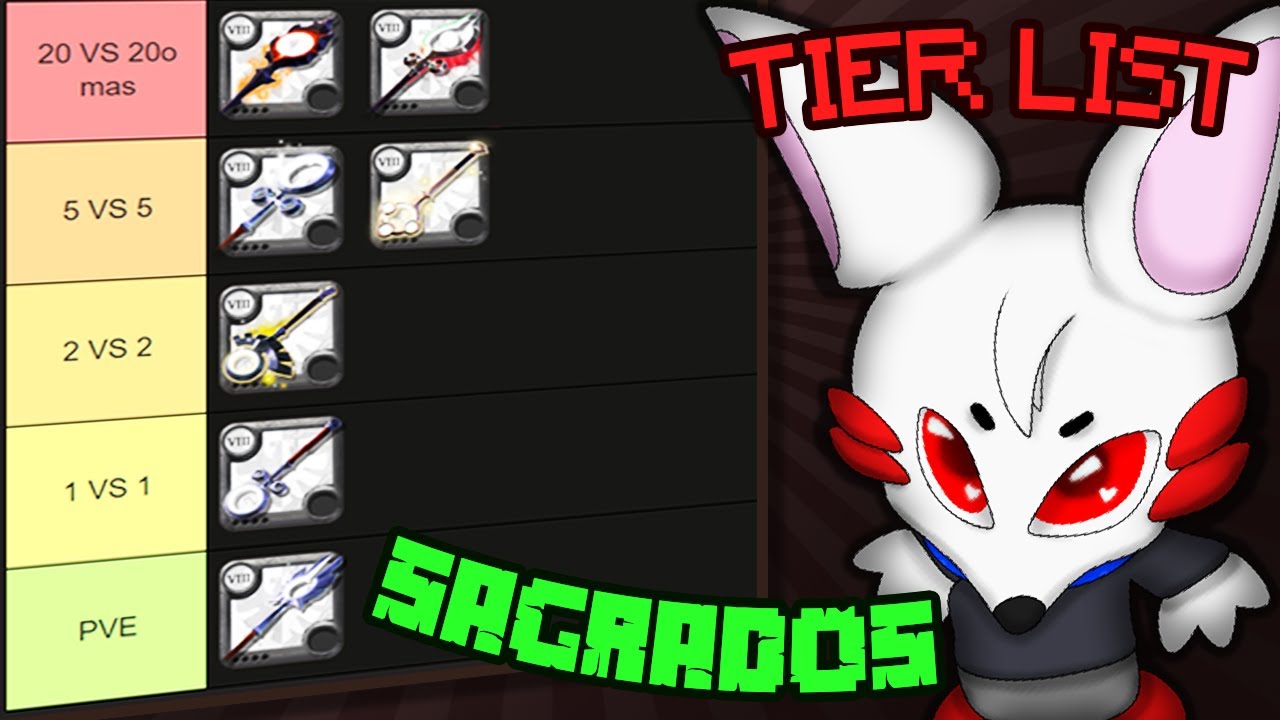 TIER LIST DE MEJORES ARMAS SAGRADAS PARA HEALER ALBION ONLINE