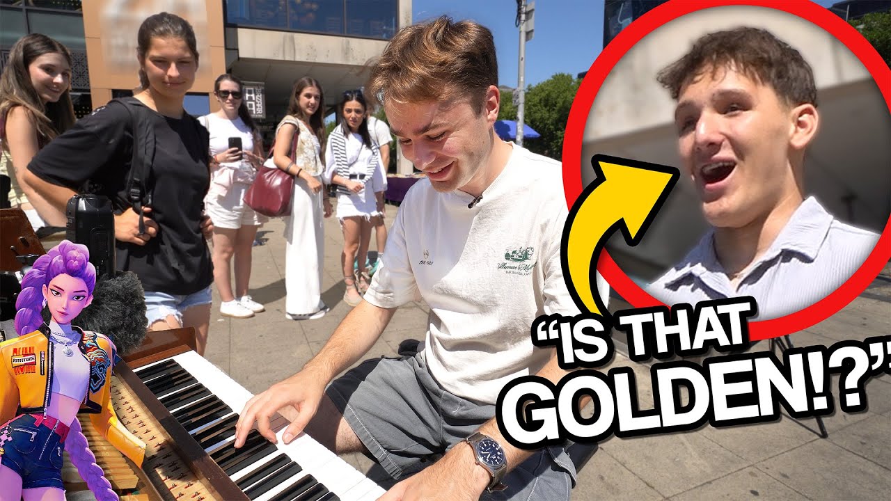 I Played KPOP DEMON HUNTERS on Piano In Public!