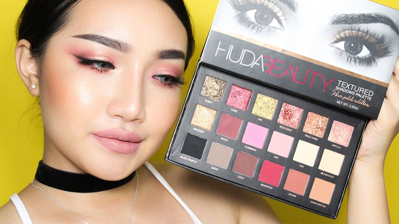 รีวิว ♡ Huda Beauty Rose Gold Edition ♡ แต่งตาชมพูฟรุ้งฟริ้งแบบสาวหวานปนเซ็กซี่ | nurseryus