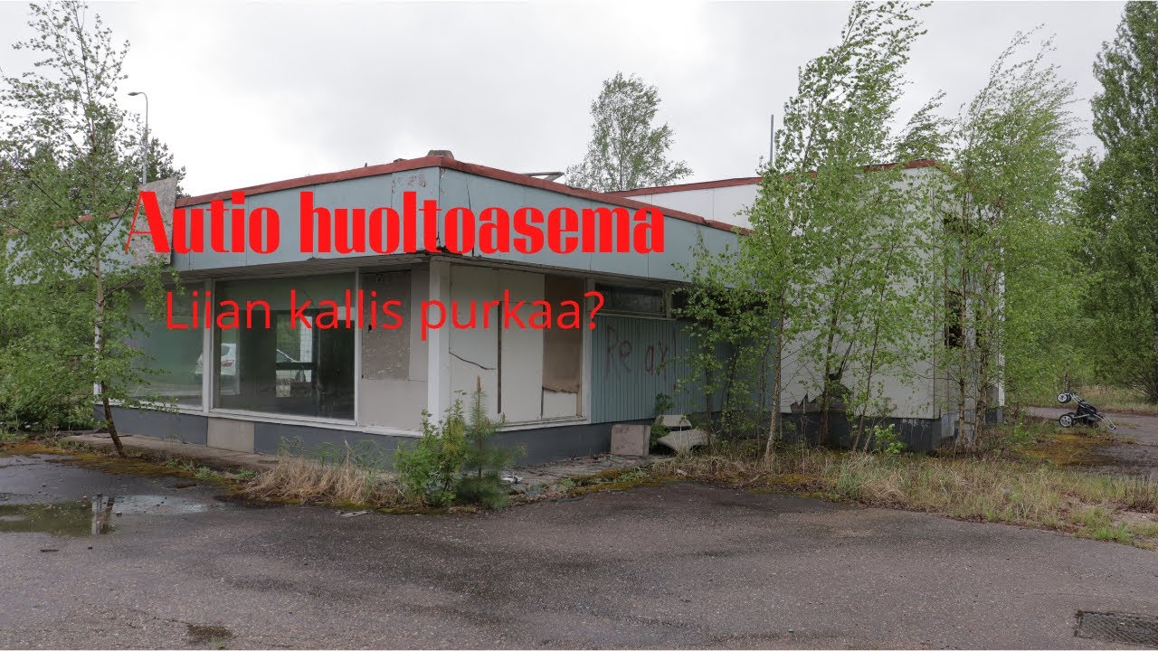 Abandoned gas-station | Hylätty huoltoasema keskellä kylää | Urbex Suomi