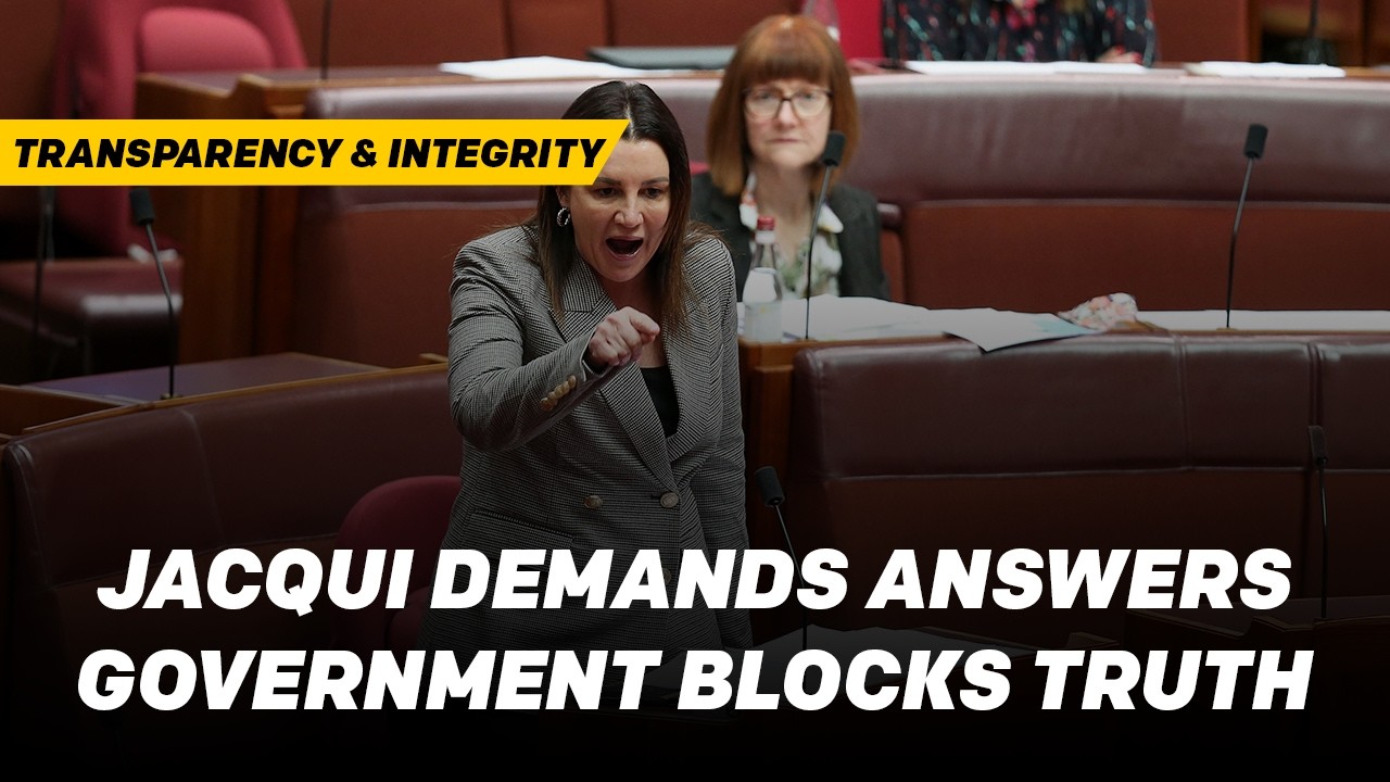 Jacqui Lambie slams government secrecy and FOI refusals in Senate