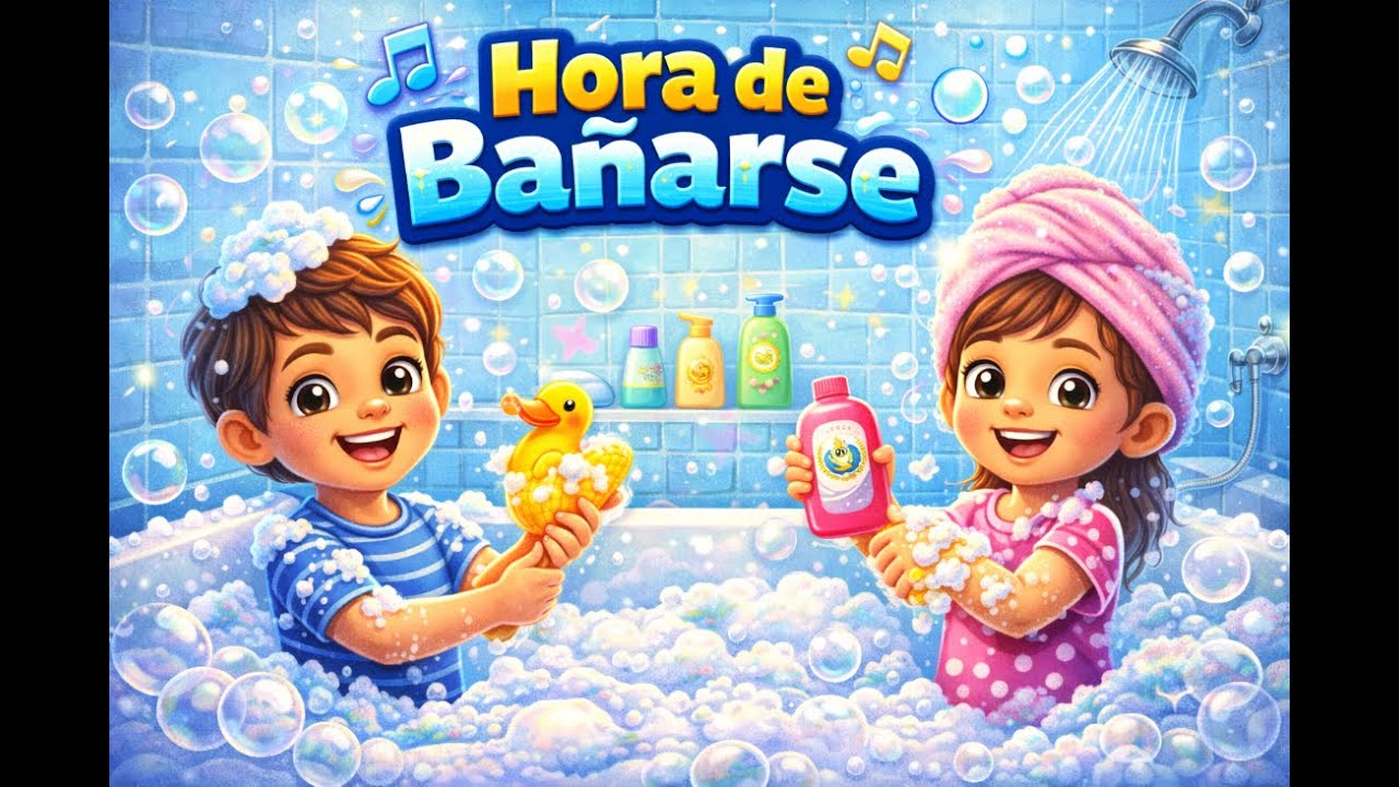 🫧🎶🛁 “Hora de Bañarse” 🫧🎵