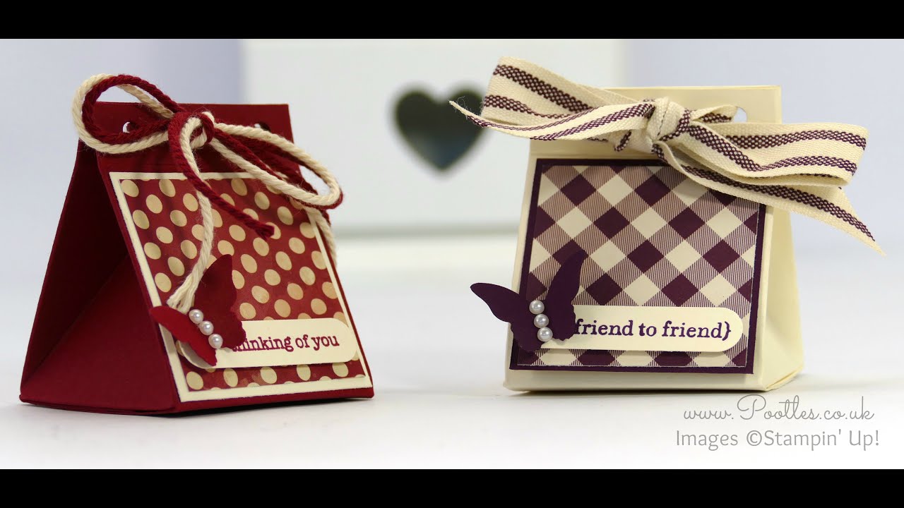 2x2 Triangular Treat Box Tutorial