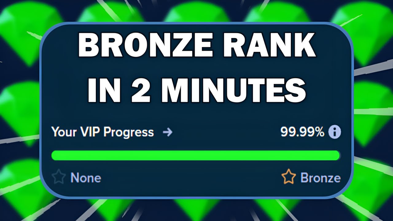 REACH BRONZE VIP ON STAKE IN JUST 2 MINUTES!!
