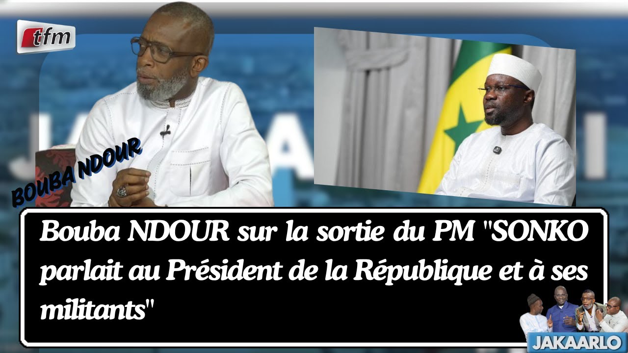 Bouba NDOUR sur la sortie du PM 