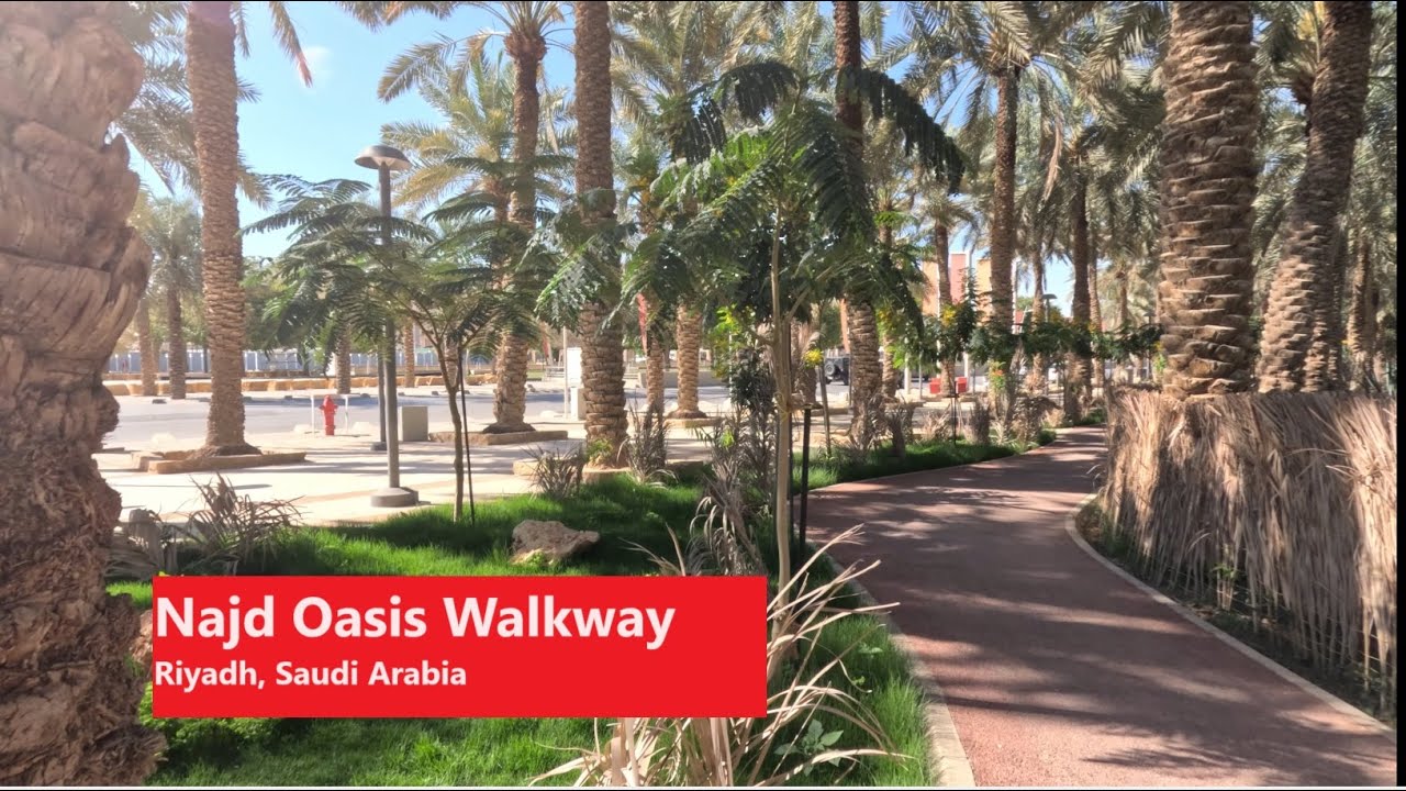 Najd Oasis Walkway, Riyadh (4K-HDR)