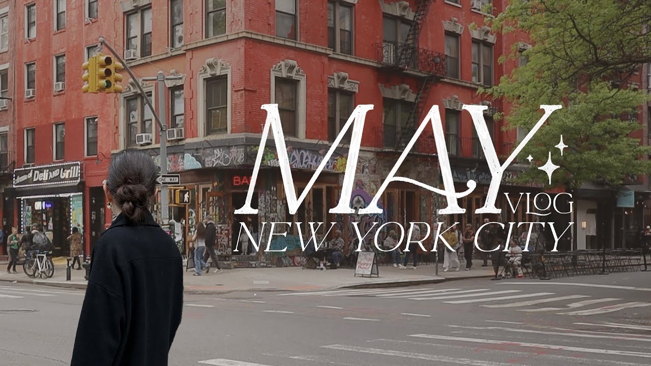 nyc/brooklyn vlog 🗽 lunch in the east village, broadway show, cafes, growing shiso from seed