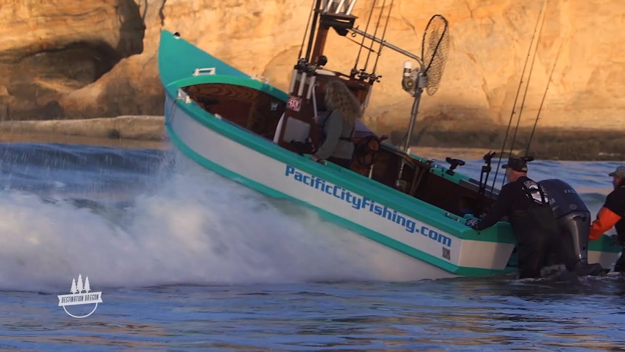 Riding, launching Dory boats off Pacific City is an adventure