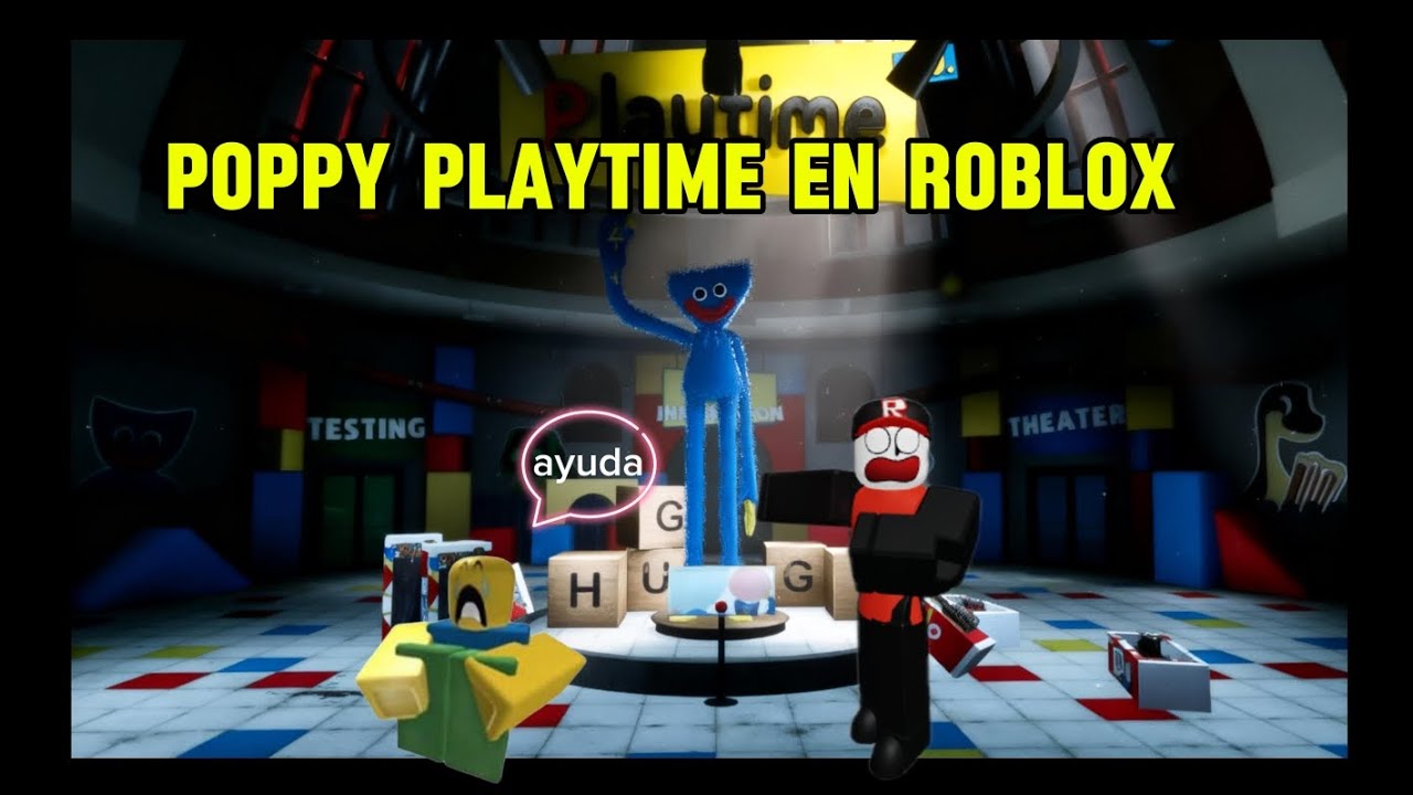 Jugando poppy playtime en roblox 🤯/juguete amapola
