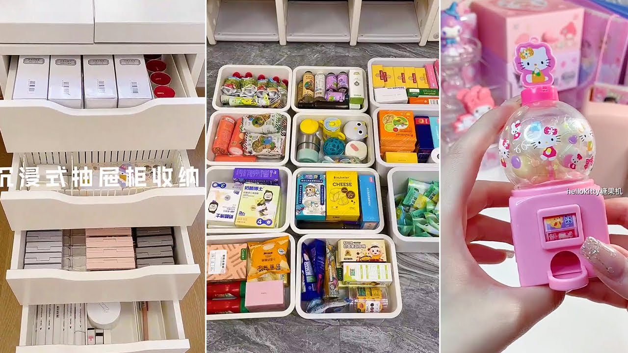 [ASMR]satisfying makeup organizer#18 #restocking #asmr #clean #tiktok