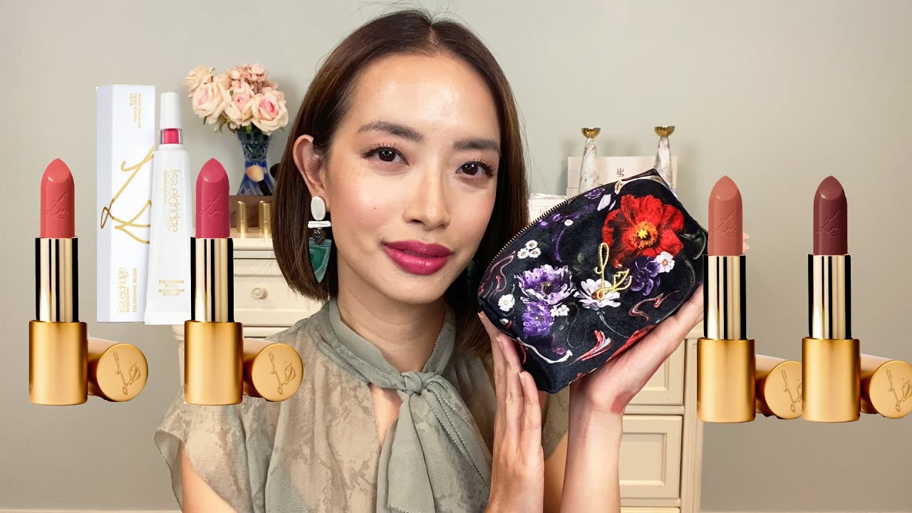 Lisa Eldridge Luxuriously Lucent Lipsticks and Blush Review | Demo, Swatch, Comparisons