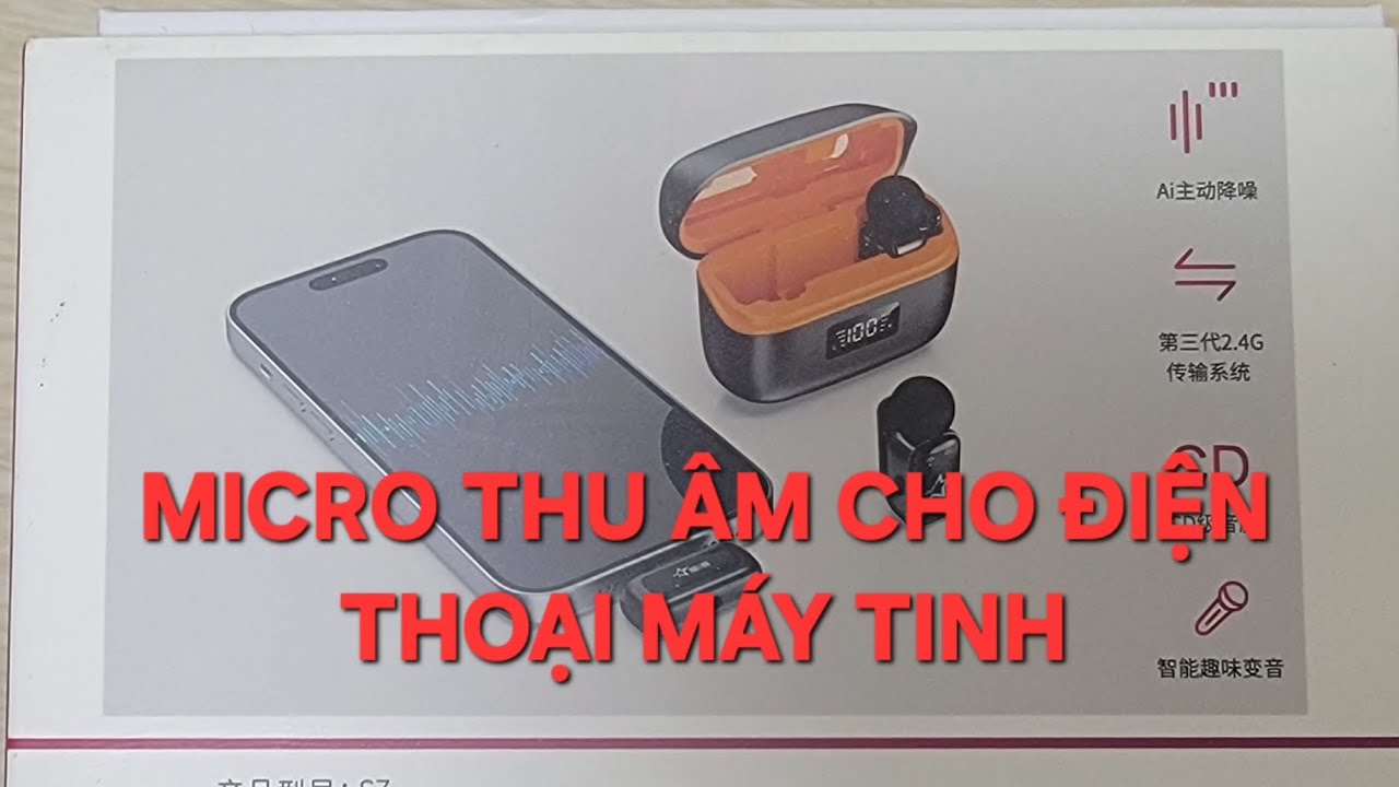 Mở hộp micro thu âm cho điện thoại, máy tính giá rẻ - Micro S7