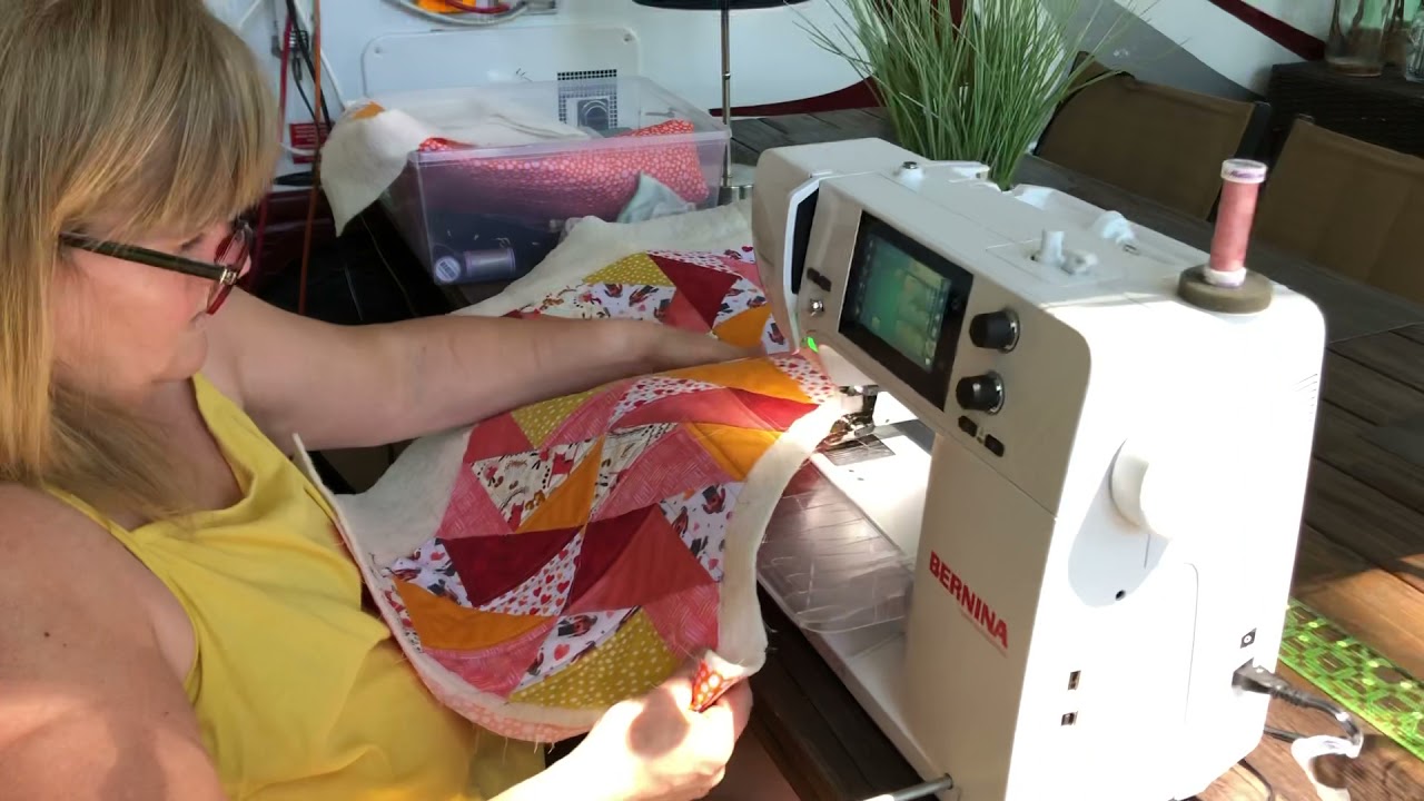 Quilting using the Bernina Walking foot