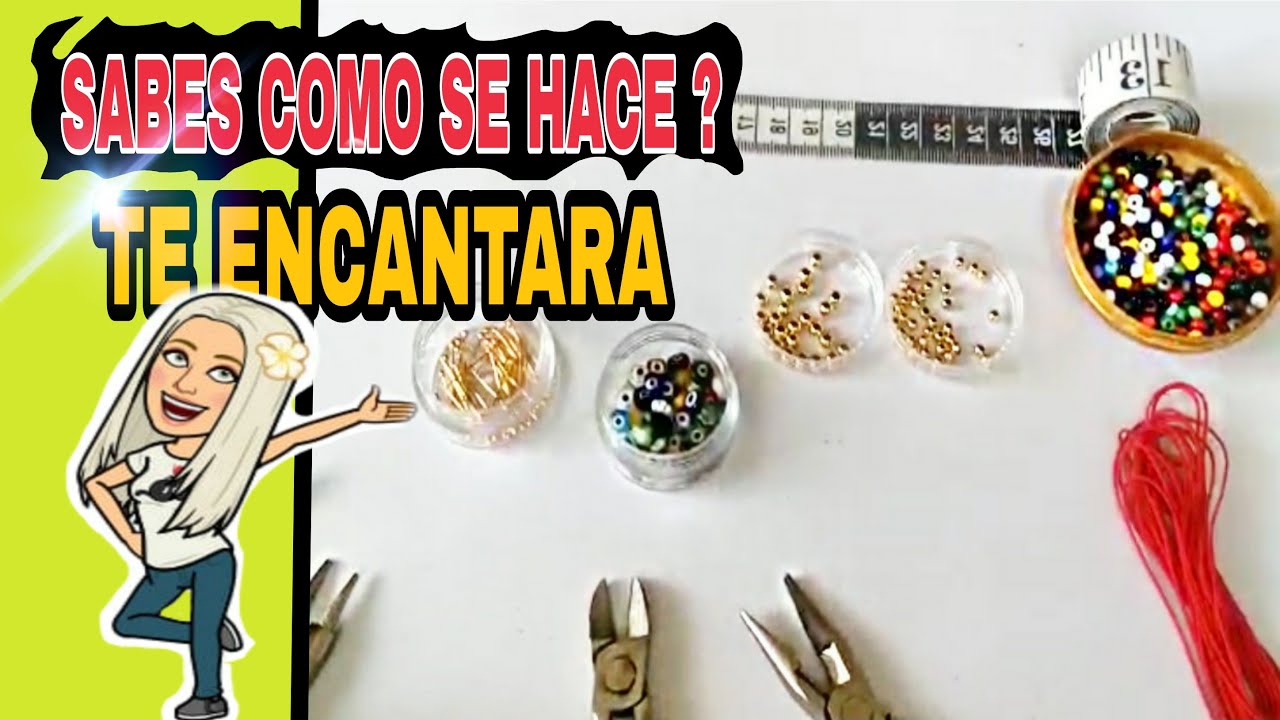 COMO HACER PULSERA / MANILLA BISUTERIA AVANZADA 2021