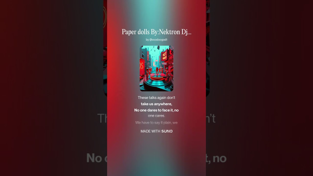 Paper dolls By Nektron Dj DigiDaV  Trap EDM ReDuX