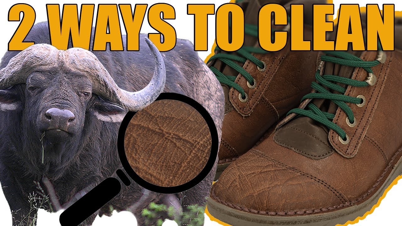 HOW TO CLEAN AFRICAN BUFFALO LEATHER! // JIM GREEN BOOTS