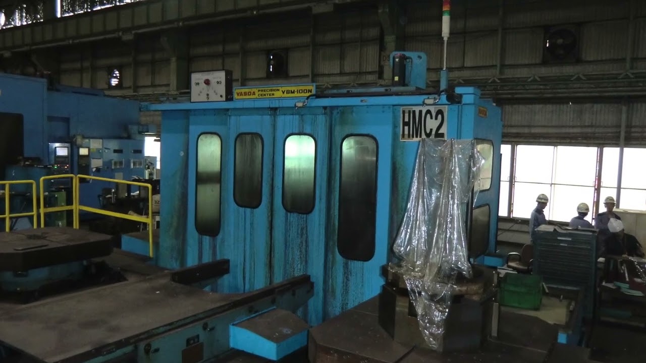 Yasda (1.0 m) CNC Horizontal Machining Center, YBM-100N (1989) For Sale
