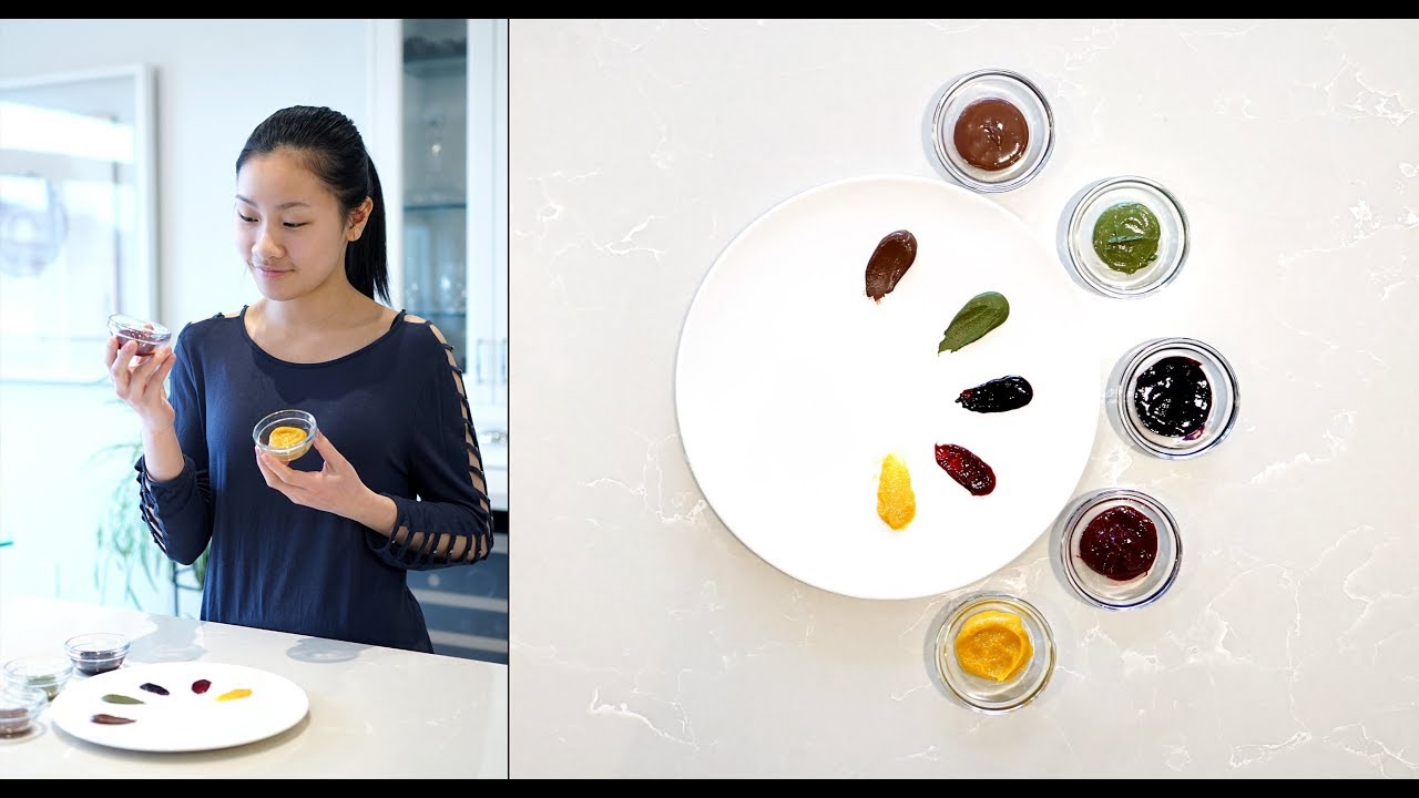 DIY Natural Food Colouring (using fruits and pantry ingredients!!)│自制天然食用色素