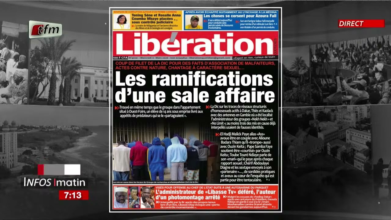 Yenekay yi ak Malick THIANDOUM - Infos matin du 11 Mars 2026
