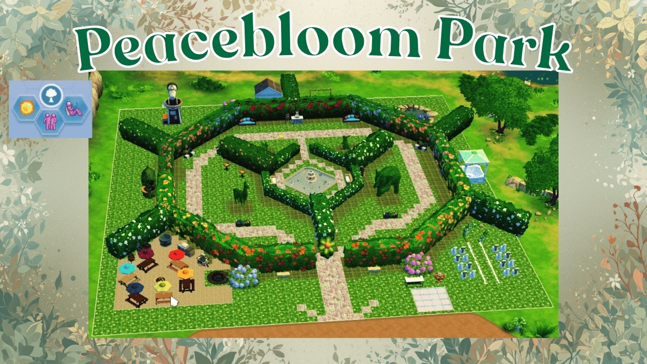 This Garden Build is Different | The Sims 4 (Music Only)