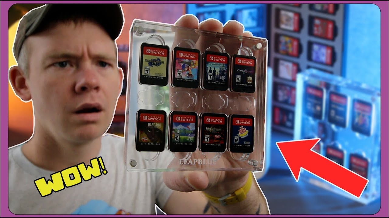 5 Neat Nintendo Switch Cartridge Holders , Displays and Storage . Some CLEAR!