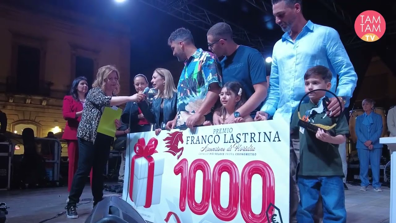 La premiazione del Palio Ippico Ascensione Floridia 2025