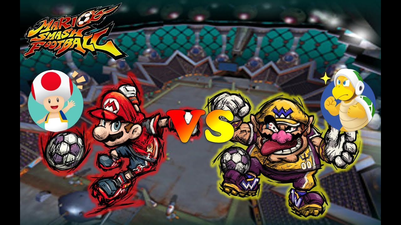 Mario Smash Football - Team Mario vs Team Wario - The Underground
