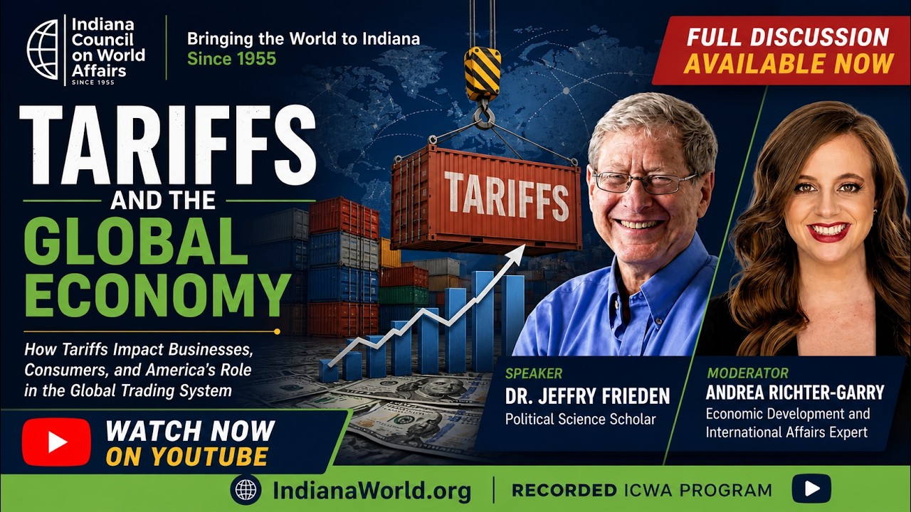 Tariffs Impact on the Global Economy with Prof. Jeffry Frieden, moderated by Andrea Richter-Garry