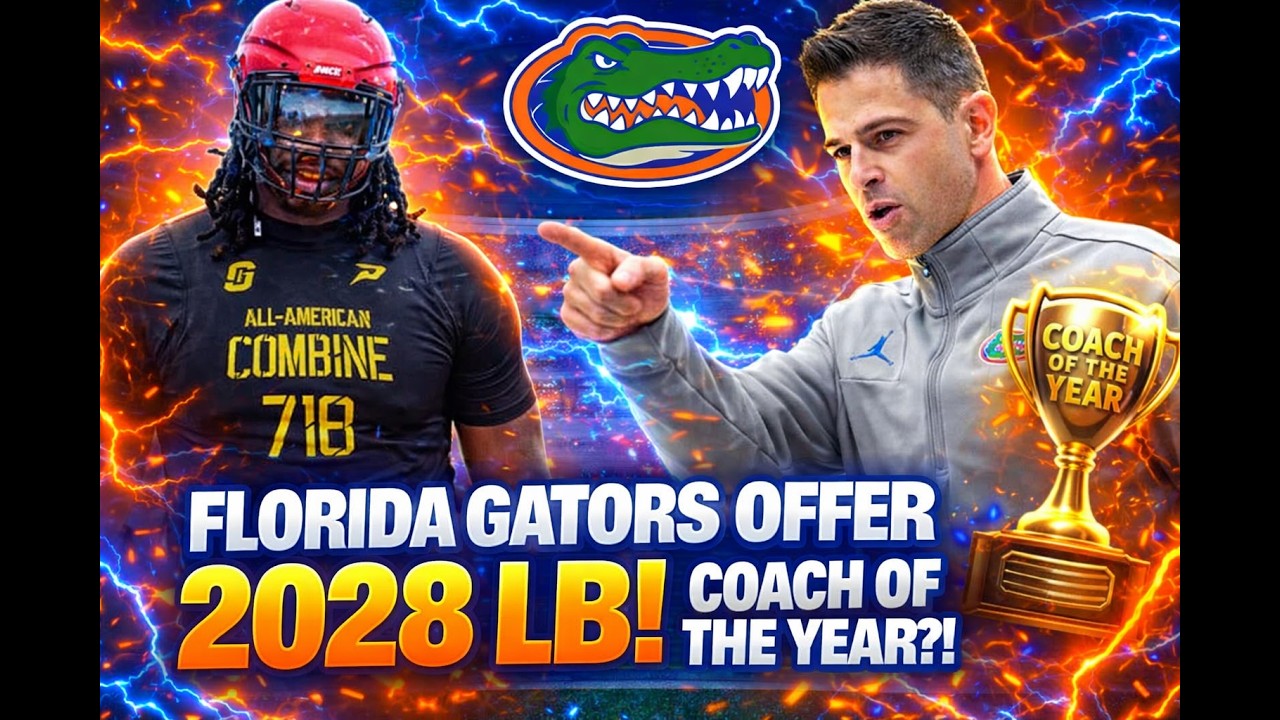 2028 LB Kaiden Buchanan talks new Florida offer and visit to the Swamp| Coach Golden Wins COY!
