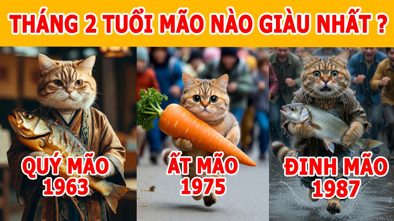 Tháng 2 Âm Lịch, Tuổi Quý Mão 1963, Ất Mão 1975, Đinh Mão 1987 Tuổi Nào Dễ Kiếm Nhiều Tiền Nhất?