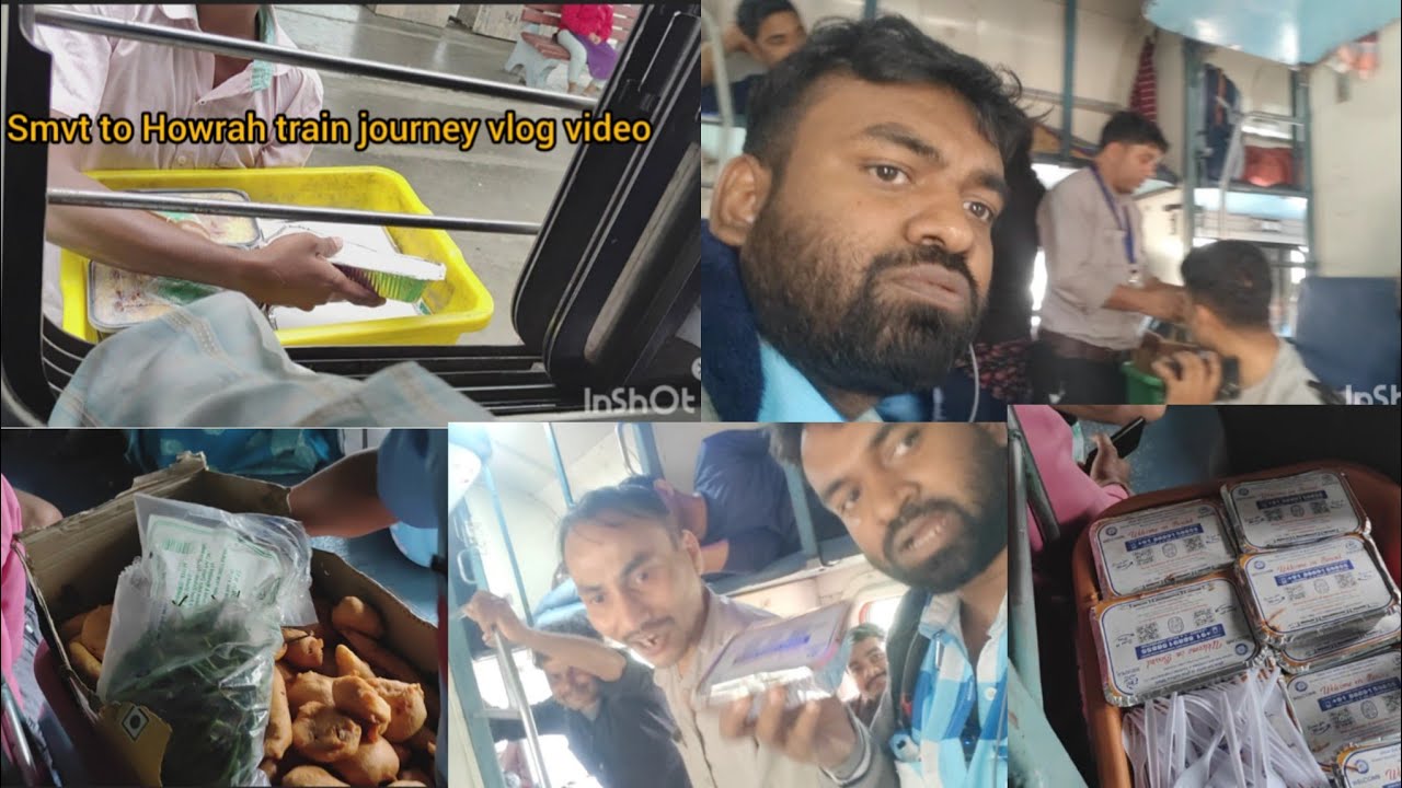 Smvt to Howrah train journey part 3@md vlog video-g4s