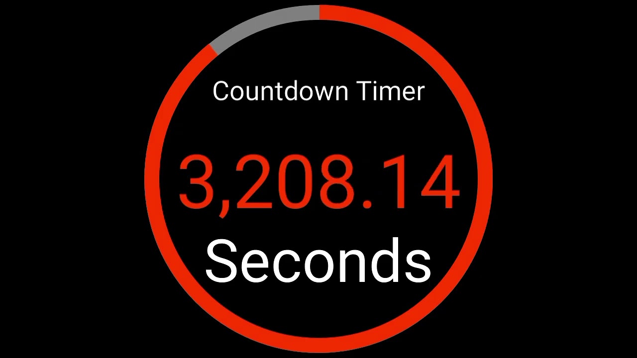 1 Hour (60 Minutes) Countdown Timer (Remix BBC World News Countdown 2004-2005)