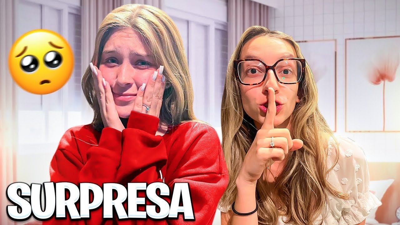 Minha AMIGA estava TRISTE e resolvi fazer uma SURPRESA pra ela
