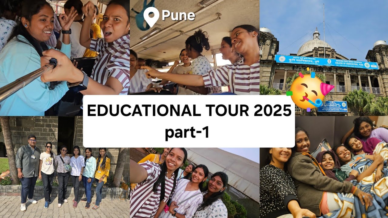 Educational tour | part 1| marathi | college of agriculture dapoli | tour Vlog