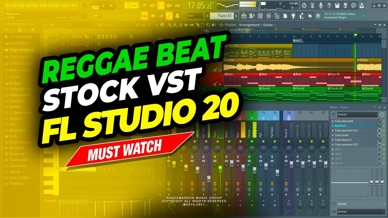 Как создать регги-бит бесплатно | FL Studio 20