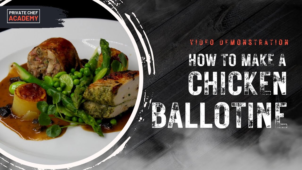 Ballotine of Chicken | Fondant Potatoes | Stuffed Chicken Thighs Recipe