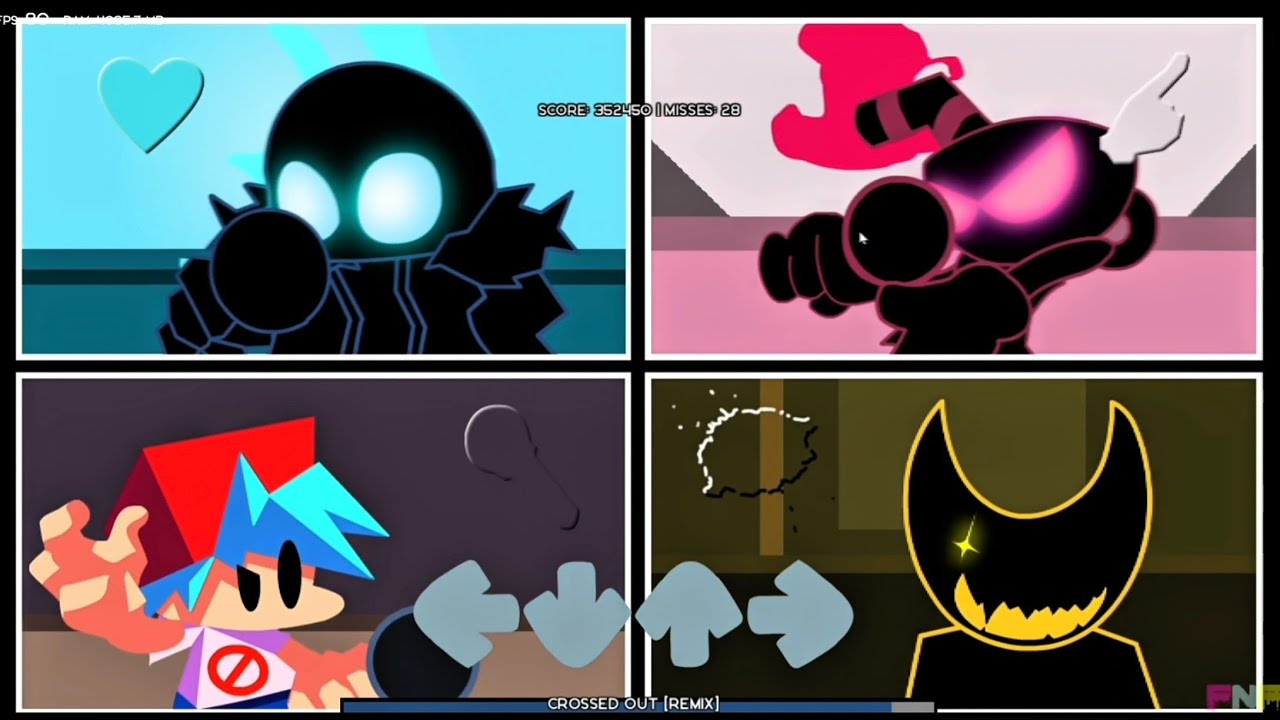 [FNF] Indie cross Plus - Remix Chromastered